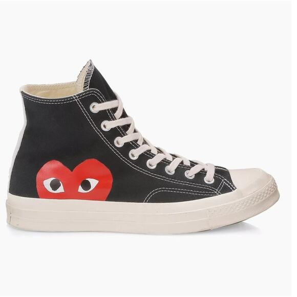 Men’s Converse x PLAY Comme des Garcons Chuck 70 Sneakers Size 8M/10W - Picture 1 of 7